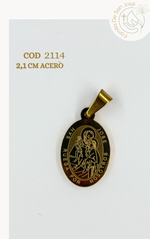 2114 Medalla San José 2,1 cm Dr