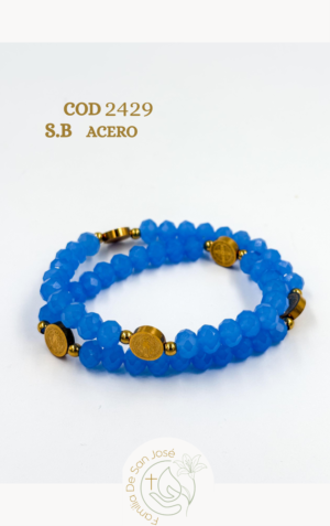 2429 Pulsera murano tejida San Benito