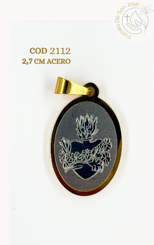 2112 Medalla San José 2,7 cm Bic