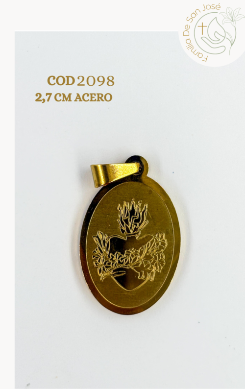 2098 Medalla San José 2,7 cm Dr