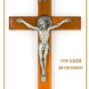 Cristo San Benito madera pared 25cm