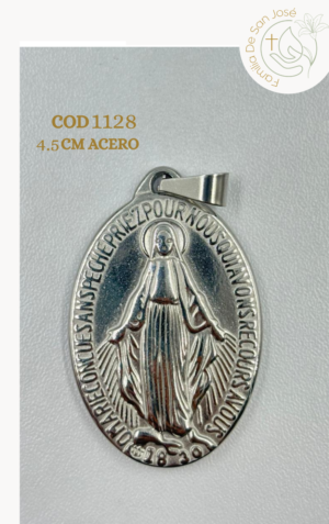 1128 1128 medalla consagración Milagrosa 4,5cm