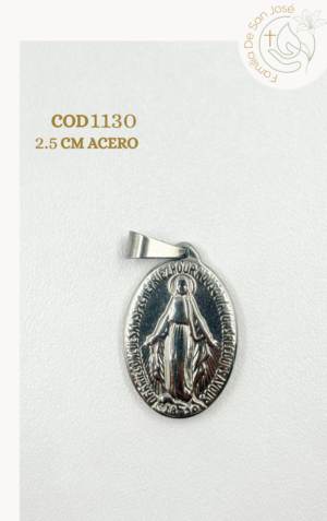 1130 1130 medalla consagración Milagrosa 2,5cm