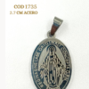 1735 medalla  Milagrosa 2,7cm Pl