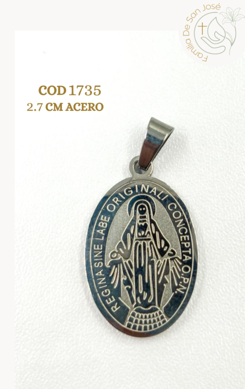 1735 medalla  Milagrosa 2,7cm Pl