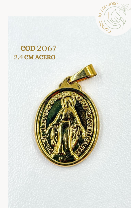 2067 medalla  Milagrosa 2,4cm  Dr