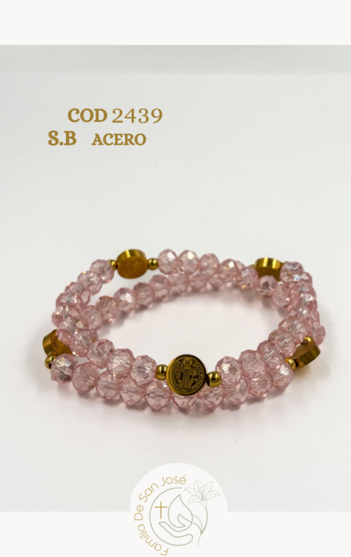 2439 2439 Pulsera murano tejida San Benito