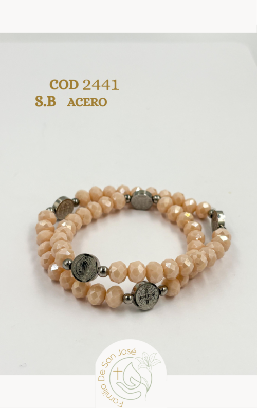 2441 2441 Pulsera murano tejida San Benito
