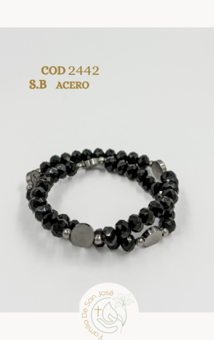 2442 2442 Pulsera murano tejida San Benito