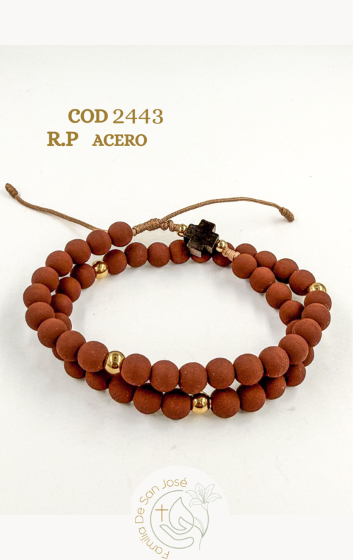 2443 2443 Rosario Pulsera tejida San Benito