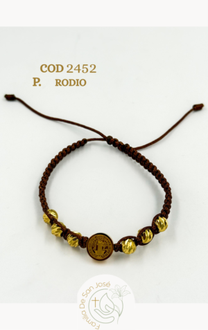 2452 2452 Rosario Pulsera tejida San Benito