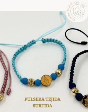 2504 Pulsera tejida Virgen Milagrosa